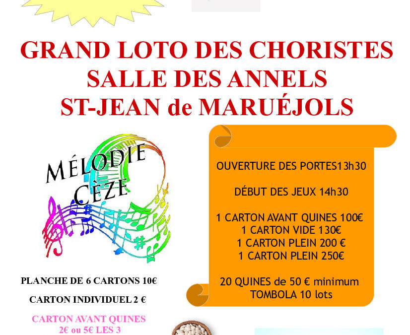 Loto des choristes