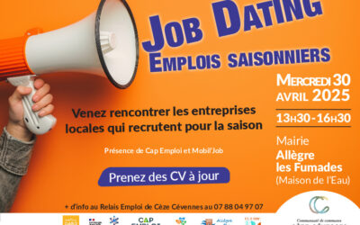 Job dating emploi saisonnier