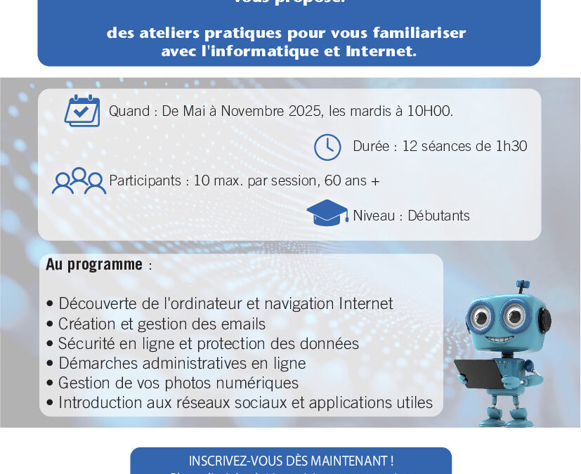 Initiation à l’informatique pour les Séniors