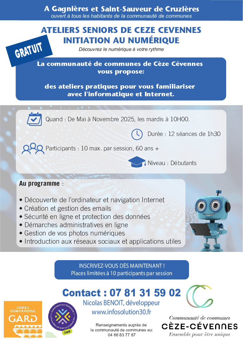 Initiation à l’informatique pour les Séniors