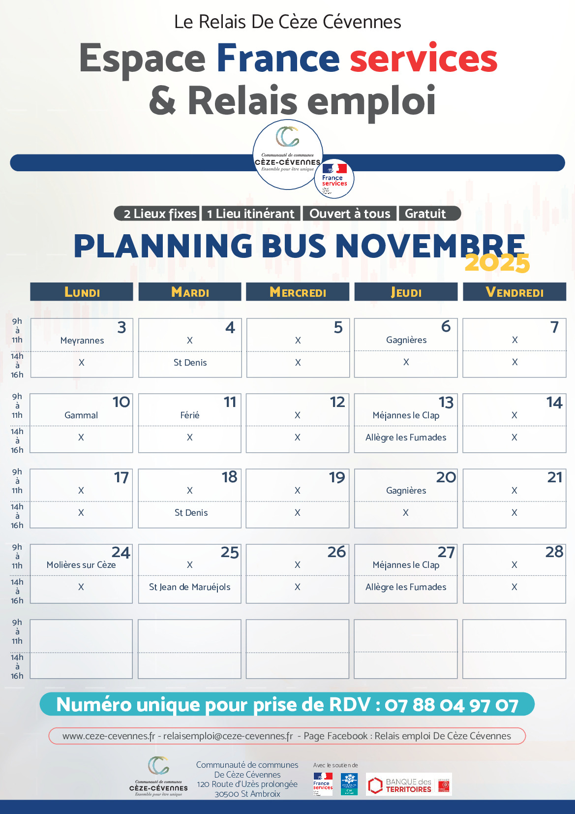 Bus informatique novembre
