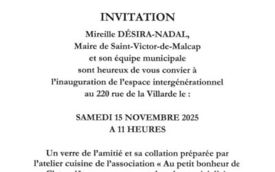 Inauguration des l’espace inter-générationnel