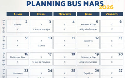 Planning bus mars