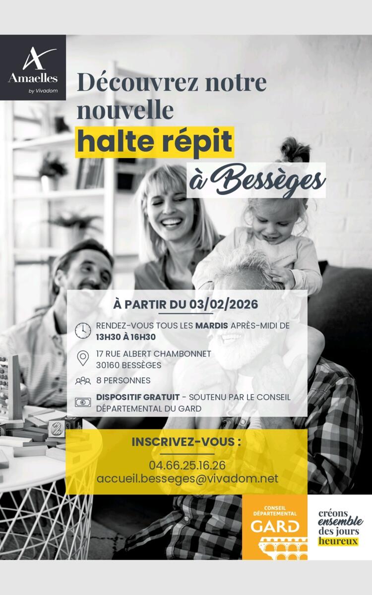 Halte répit à Bessèges