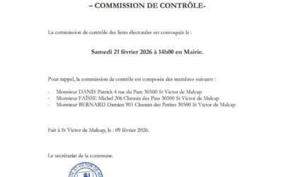 Commission de contrôle des listes électorales