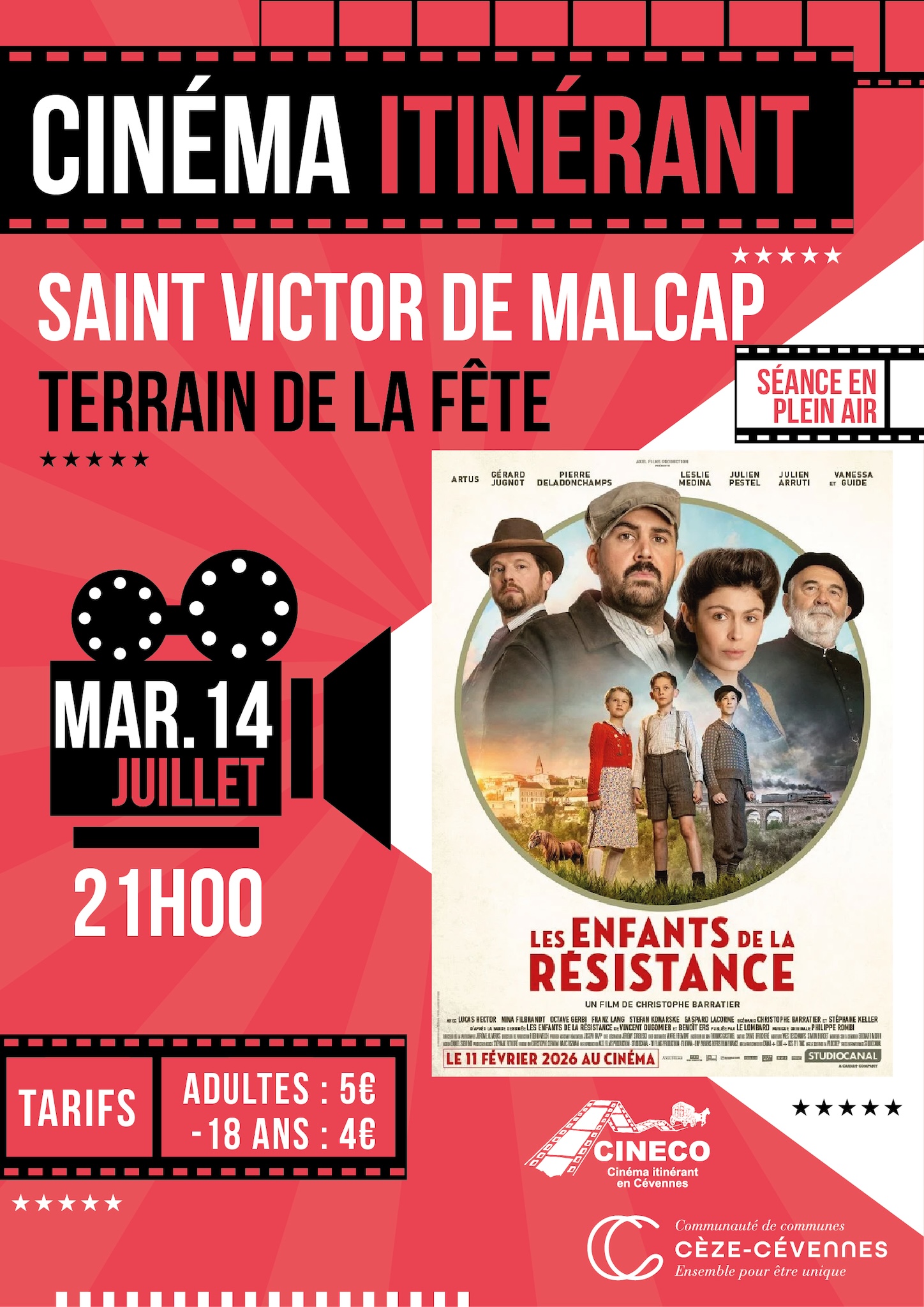 affiche cinéma 14 juillet 2026