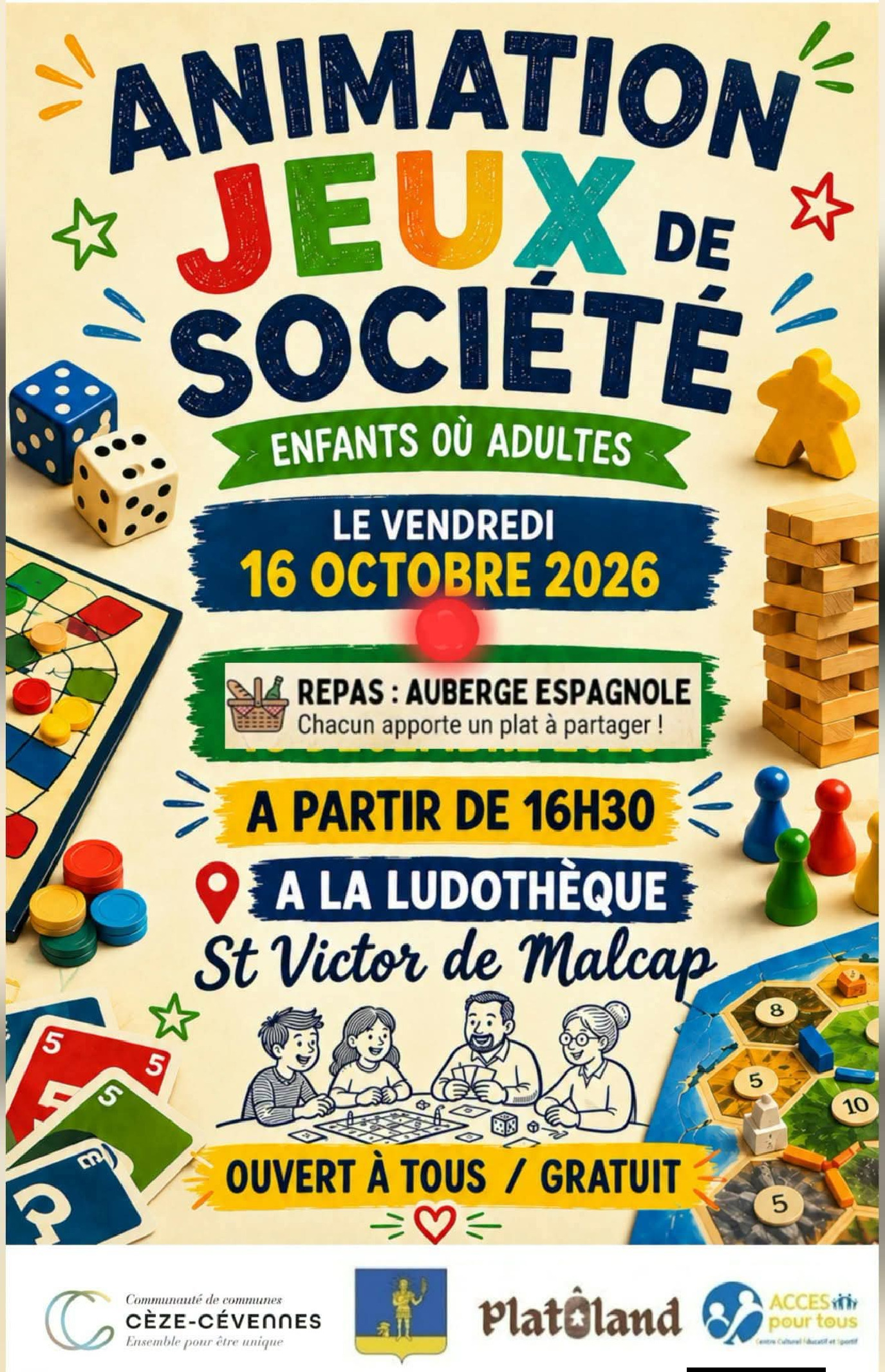 ANIMATION JEUX DE SOCIETE